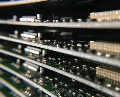 Apilamiento de PCBs fabricados